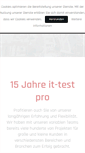 Mobile Screenshot of it-testpro.de